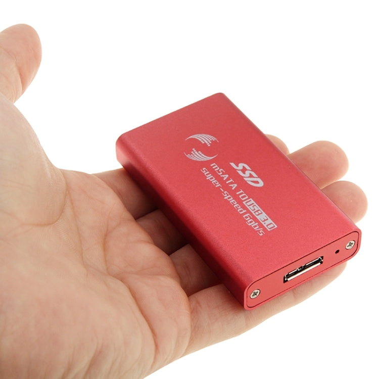 Caixa para disco sólido mSATA SSD 6Gb/s para USB 3.0