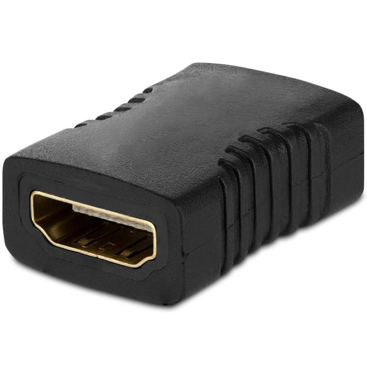 Adaptador HDMI 19 Pinos Fêmea para HDMI 19 Pinos Fêmea, HDMI Fêmea para Fêmea