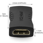 Adaptador HDMI 19 Pinos Fêmea para HDMI 19 Pinos Fêmea, HDMI Fêmea para Fêmea