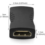 Adaptador HDMI 19 Pinos Fêmea para HDMI 19 Pinos Fêmea, HDMI Fêmea para Fêmea