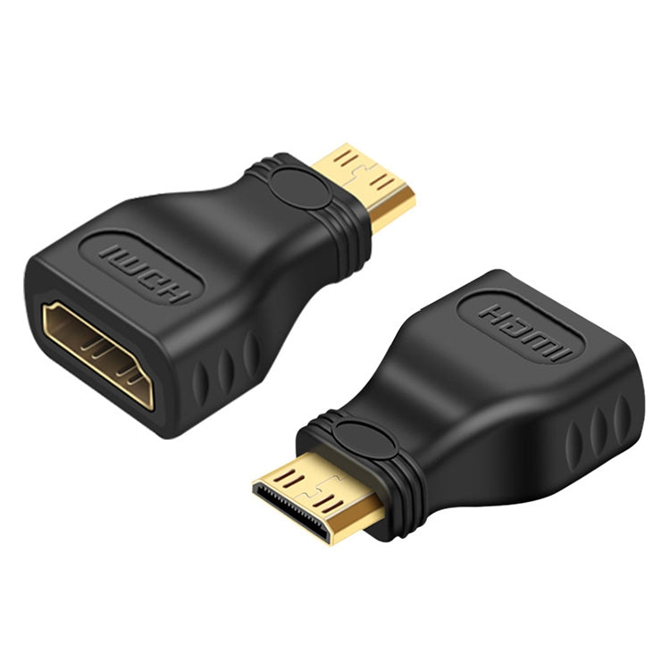 Adaptador Mini HDMI Macho Banhado a Ouro para HDMI 19 Pinos Fêmea, Mini HDMI Macho para HDMI Fêmea