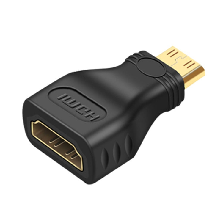Adaptador Mini HDMI Macho Banhado a Ouro para HDMI 19 Pinos Fêmea, Mini HDMI Macho para HDMI Fêmea