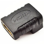 Acoplador HDMI em Ângulo (Fêmea para Fêmea) - 90 Graus (Banhado a Ouro), HDMI Fêmea para Fêmea