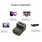 Acoplador HDMI em Ângulo (Fêmea para Fêmea) - 90 Graus (Banhado a Ouro), HDMI Fêmea para Fêmea
