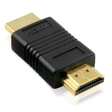 Adaptador HDMI Macho 19 Pinos para HDMI Macho 19 Pinos Banhado a Ouro, Suporta TV HD / Xbox 360 / PS3 etc.