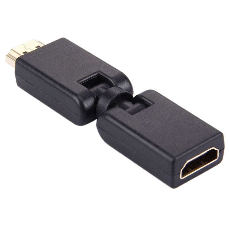 Adaptador HDMI Macho 19 Pinos para Fêmea com Rotação de 360 Graus (Banhado a Ouro)