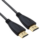 Cabo HDMI para HDMI 19 Pinos de 1,8m, Versão 1.4, Suporta 3D, Ethernet, TV HD / Xbox 360 / PS3 etc. (Banhado a Ouro), Comprimento: 1,8m