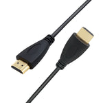 Cabo HDMI para HDMI 19 Pinos de 1,8m, Versão 1.4, Suporta 3D, Ethernet, TV HD / Xbox 360 / PS3 etc. (Banhado a Ouro), Comprimento: 1,8m