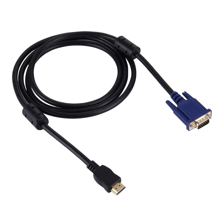 Cabo de Vídeo HDMI Macho para VGA Macho 15 Pinos de 1,8m
