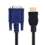 Cabo de Vídeo HDMI Macho para VGA Macho 15 Pinos de 1,8m