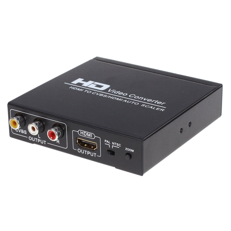 Conversor de Vídeo NK-10II HDMI para HDMI/CVBS/AV, Escalador HDMI para HDMI/CVBS/AV