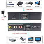 Conversor de Vídeo NK-10II HDMI para HDMI/CVBS/AV, Escalador HDMI para HDMI/CVBS/AV