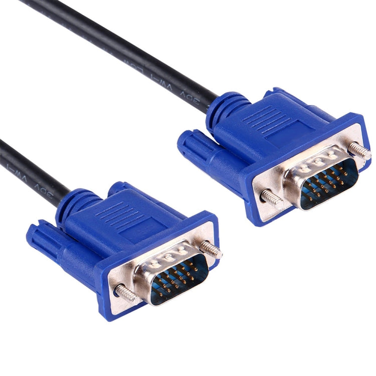 Cabo VGA 15 Pinos Macho para VGA 15 Pinos Macho Alta Qualidade 5m para Monitor LCD / Projetor, 5m