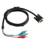 Cabo VGA para 3RCA RGB de 1,5m, VGA para RGB