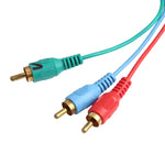 Cabo VGA para 3RCA RGB de 1,5m, VGA para RGB