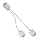 Cabo Splitter VGA SVGA HDB15 Macho para 2 Fêmeas, Comprimento: 32,5cm, S-PC-0415, S-PC-0415A