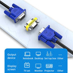 Adaptador VGA 15 pinos macho para VGA 15 pinos macho, VGA macho para macho