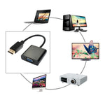 Adaptador DisplayPort Macho para VGA Fêmea
