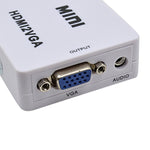 Conversor de áudio Mini HDMI para VGA, Mini HDMI para VGA