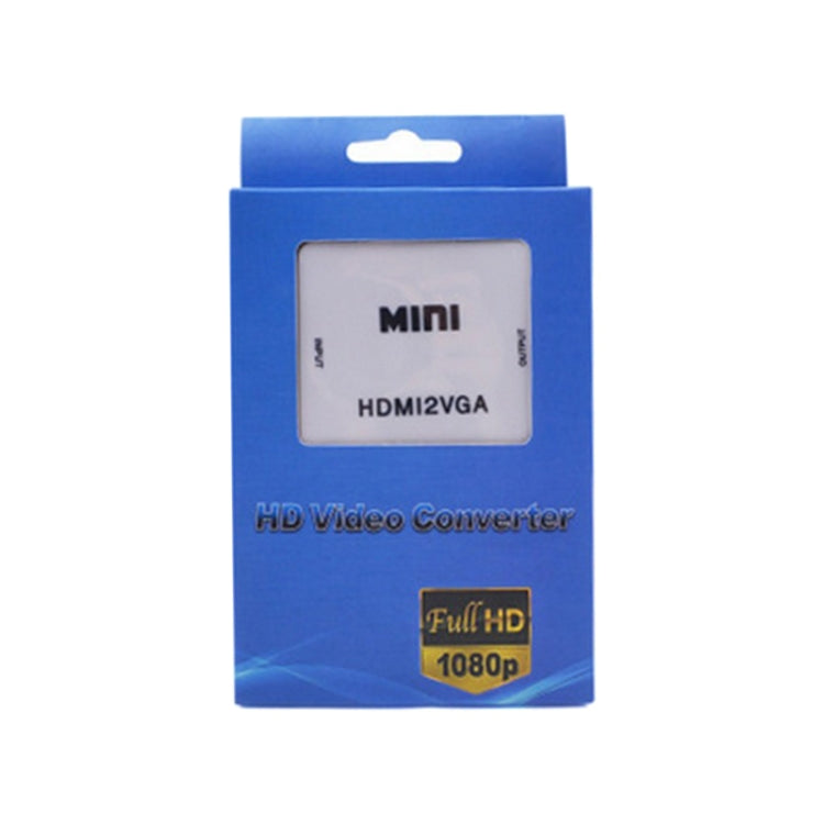 Conversor de áudio Mini HDMI para VGA, Mini HDMI para VGA