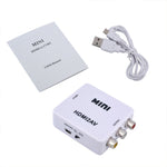 Decodificador de áudio Mini HDMI para CVBS, Mini HDMI para CVBS