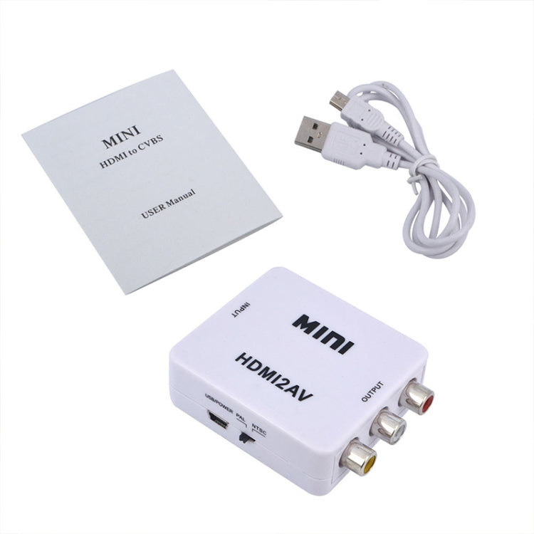Decodificador de áudio Mini HDMI para CVBS, Mini HDMI para CVBS