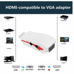 Adaptador HDMI para VGA Full HD 1080P para energia e áudio, S-PC-0470, S-PC-0470B