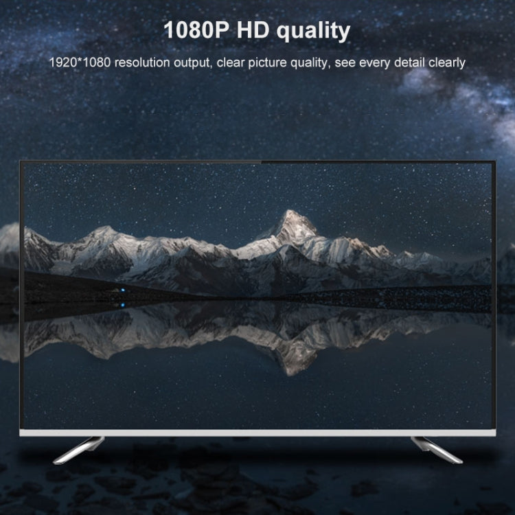 Adaptador HDMI para VGA Full HD 1080P para energia e áudio, S-PC-0470, S-PC-0470B
