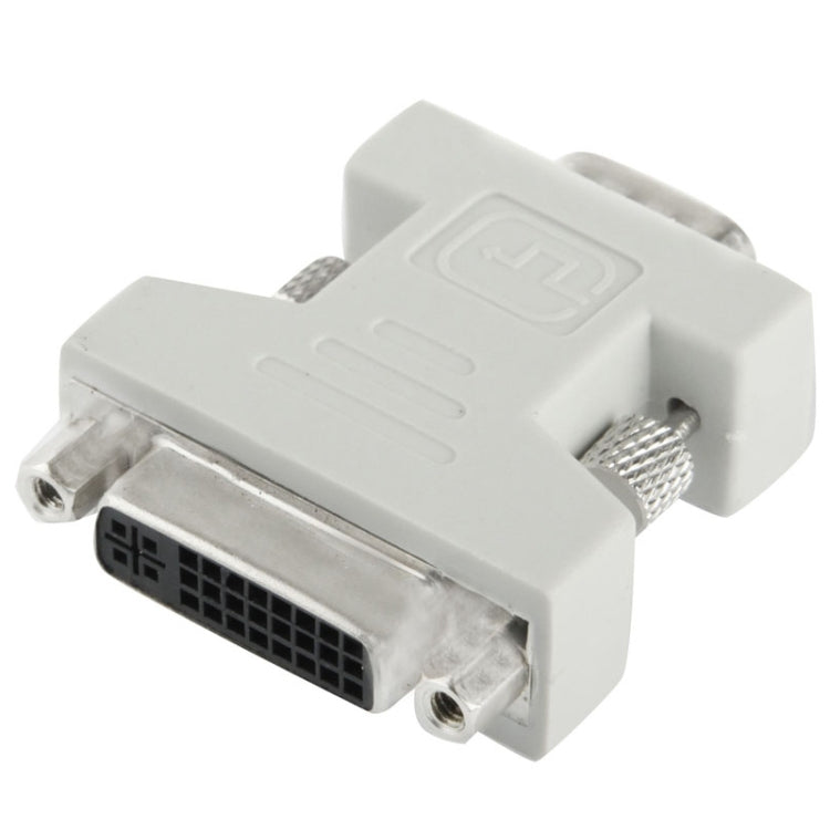 Adaptador conversor DVI-I 24 + 5 pinos fêmea para VGA 15 pinos macho, DVI 24+5 pinos fêmea