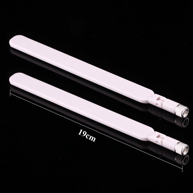 2 unidades de antena SMA macho B593 5dBi para router 4G LTE, antena B593 5dBi branca, antena B593 5dBi preta
