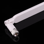 2 unidades de antena SMA macho B593 5dBi para router 4G LTE, antena B593 5dBi branca, antena B593 5dBi preta