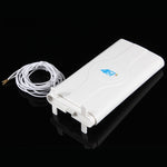 Antena MIMO 4G LTE interior LF-ANT4G01 88dBi com 2 cabos de conector de 2m, porta CRC9, porta CRC9