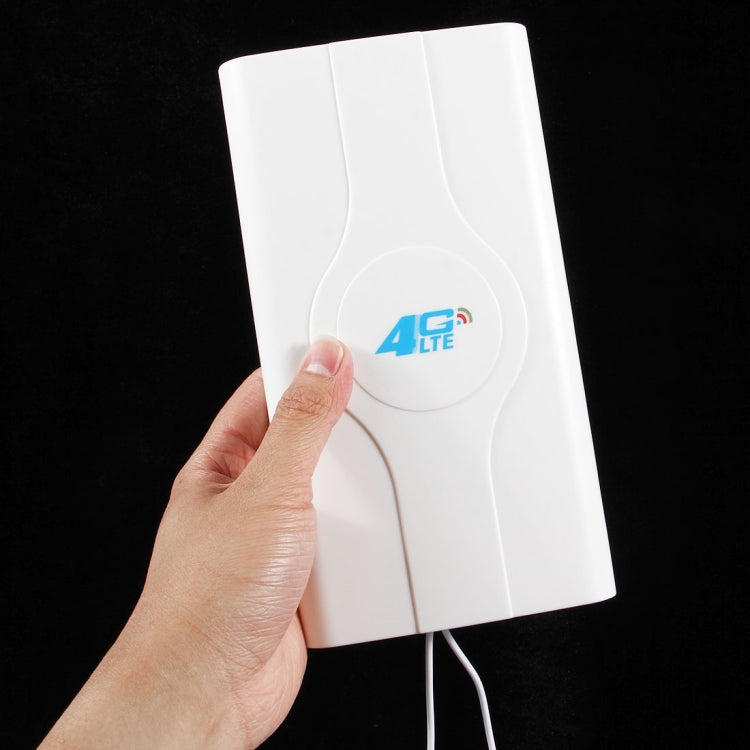 Antena MIMO 4G LTE interior LF-ANT4G01 88dBi com 2 cabos de conector de 2m, porta CRC9, porta CRC9