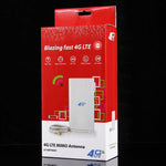 Antena MIMO 4G LTE interior LF-ANT4G01 88dBi com 2 cabos de conector de 2m, porta CRC9, porta CRC9
