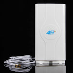 Antena MIMO 4G LTE interior LF-ANT4G01 88dBi com 2 cabos de conector de 2m, porta TS-9, porta TS-9