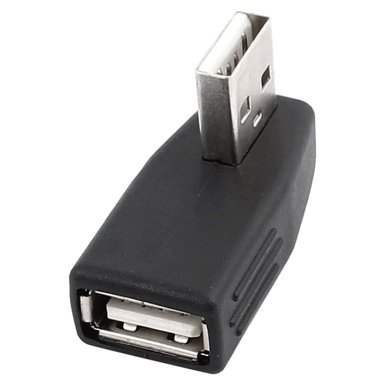 Adaptador USB 2.0 AM para AF com Ângulo de 90 Graus, Suporta Função OTG, Ângulo de 90 Graus para a Direita, Ângulo de 90 Graus para a Esquerda