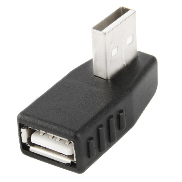 Adaptador USB 2.0 AM para AF com Ângulo de 90 Graus, Suporta Função OTG, Ângulo de 90 Graus para a Direita, Ângulo de 90 Graus para a Esquerda