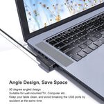 Adaptador USB 2.0 AM para AF com Ângulo de 90 Graus, Suporta Função OTG, Ângulo de 90 Graus para a Direita, Ângulo de 90 Graus para a Esquerda