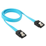 Cabo de Dados HDD SATA 3.0 Fêmea de 7 Pinos para SATA 3.0 Fêmea de 7 Pinos, Comprimento: 50cm