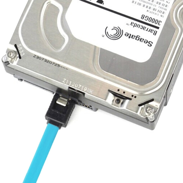 Cabo de Dados HDD SATA 3.0 Fêmea de 7 Pinos para SATA 3.0 Fêmea de 7 Pinos, Comprimento: 50cm