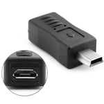 Adaptador USB 2.0 Mini USB para Micro USB Fêmea, Micro USB Fêmea