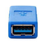 Adaptador de cabo USB 3.0 Super Speed AF para AF, AF para AF, Adaptador fêmea AF para AF