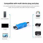 Adaptador Super Rápido USB 3.0 AM para BM, AM para BM