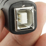 Adaptador Micro USB Macho para USB BF, USB B Fêmea