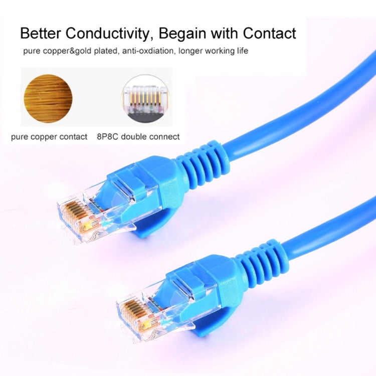 Cabo de rede Cat5e, Comprimento: 1m, Azul 1m