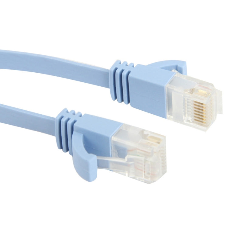 Cabo de rede LAN Ethernet ultra fino e plano de 2m, CAT6, Comprimento: 2m (Azul bebé)