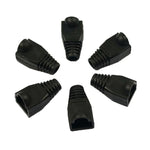 Capas protetoras para cabo de rede RJ45, preto (100 unidades por embalagem, preço para 100 unidades), 100 unidades preto, 100 unidades vermelho, 100 unidades azul, 100 unidades branco, 100 unidades verde, 100 unidades cinzento, 100 unidades amarelo