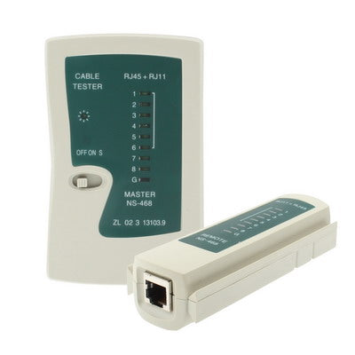Testador de cabo de rede RJ45 RJ11 RJ12 Cat5 UTP LAN, RJ45/RJ11 verde