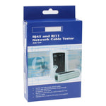 Testador de cabo de rede RJ45 RJ11 RJ12 Cat5 UTP LAN, RJ45/RJ11 verde