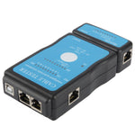 Cabo USB, testador multifunções de cabo de rede RJ45 e RJ11, RJ45/RJ11 azul